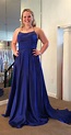 Blue Prom Dresses, Evening Dress ,Winter Formal Dress, Pageant Dance ...