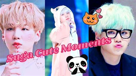 Bts Suga Being Adorable And Cute Suga Siendo Tierno 😍💟💜 Youtube