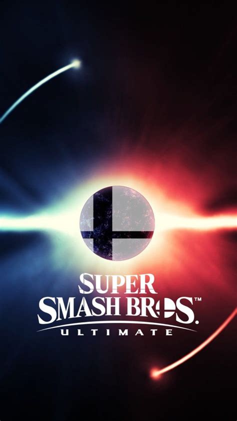 Super Smash Bros Ultimate Mario Logo