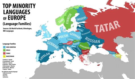 Maps On The Web Photo Language Map Europe Language