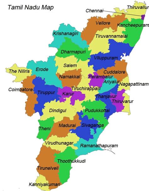 Home » maps » tamil nadu map » tamil nadu district map. Tourists States,Cities Maps of India