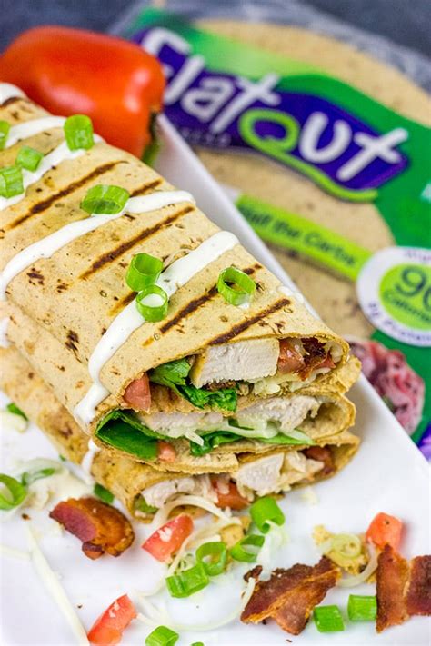 Crispy Chicken Bacon Ranch Wraps No More Boring Lunches At Work