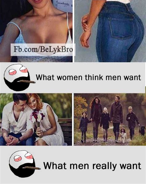 Belykbro What Women Think Men Want What Men Really Want