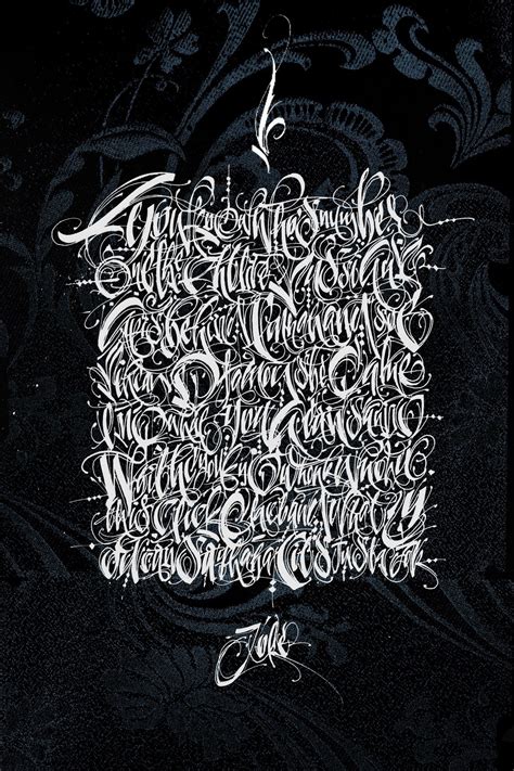 Calligraphy Gothic Lettering Graffiti Lettering Typography Letters