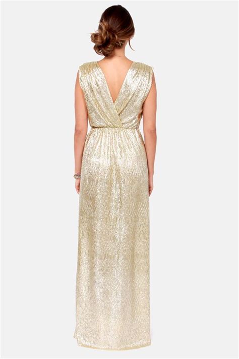 Gold Maxi Dress 2