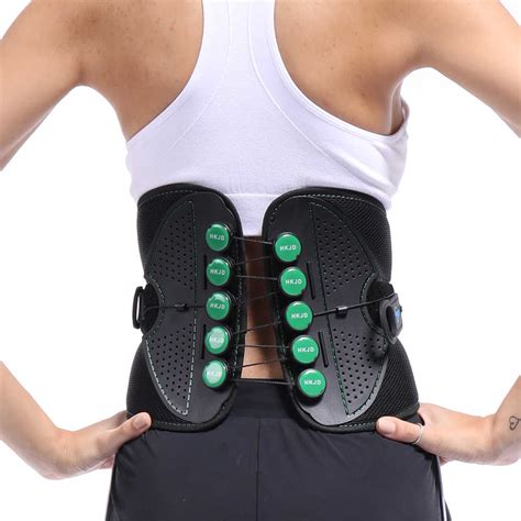 Hkjd Medical High Back Brace Waist Belt Spine Support Men Women Belts Breathable Lumbar Corset