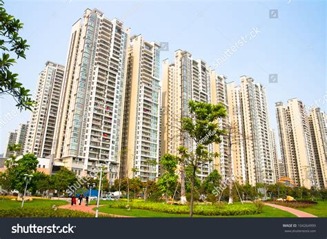 Modern Chinese Residentialguangzhou China Stock Photo 104264999