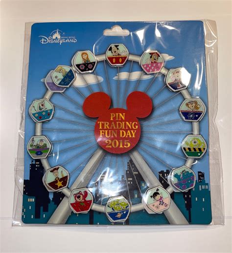 Disney Pin Trading Fun Day Ferris Wheel Booster Pack Etsy