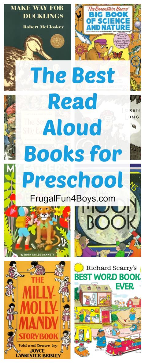 Favorite Read Aloud Books For Preschoolers Frugal Fun For Boys And Girls