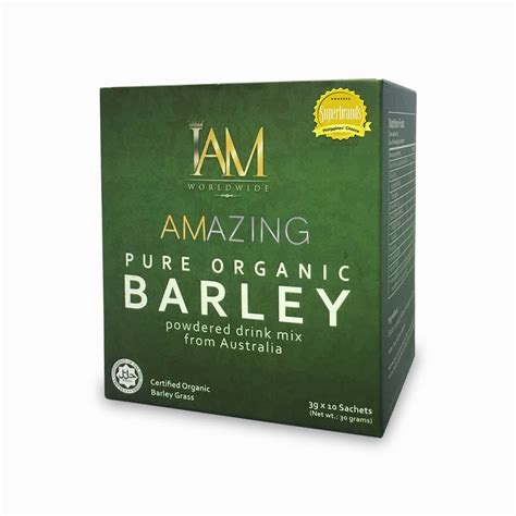 Amazing Pure Organic Barley Powdered Drink Mix From Australia 3g