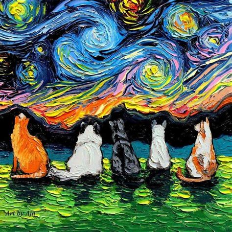Artist Whose Painting Got Mistaken For A Van Gogh Creates Adorable