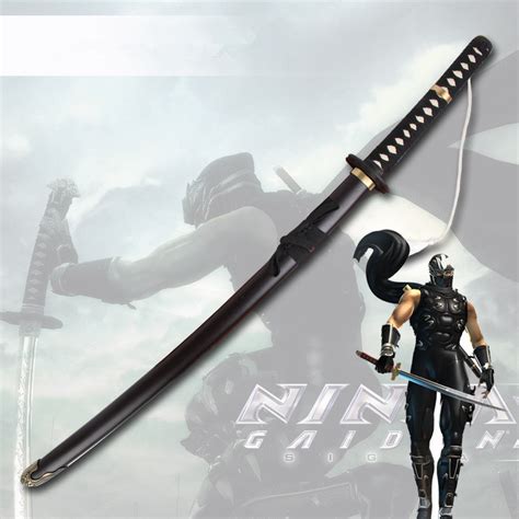Cosplay Ninja Gaiden Katana Ryu Hayabusa Japanese Sword Unsharpened
