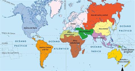 En Mapas Mudos Políticos De Cada Continente Debes Localizar Todos Los