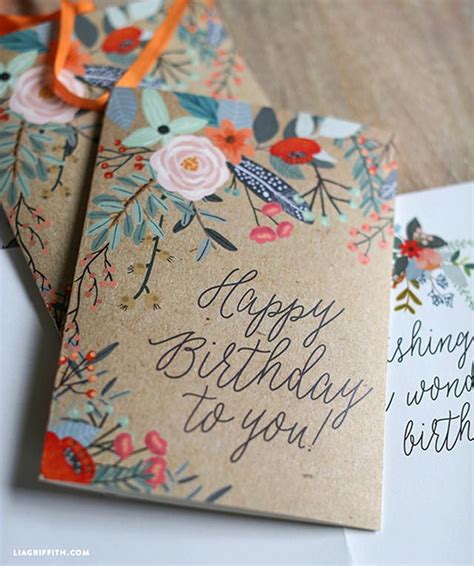 Easy Minute Diy Birthday Greeting Cards Holidappy I Like Fall Diy Blog Diy Fun Fancy Pancy