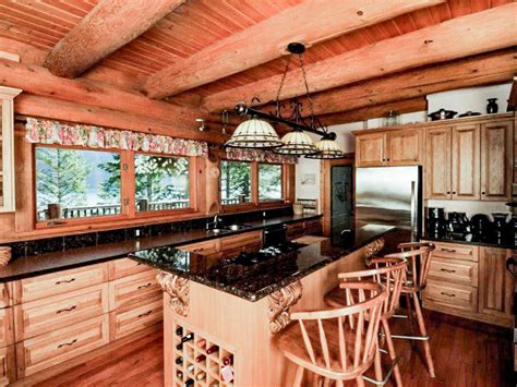 Kitchens In Log Homes Home Interior Design