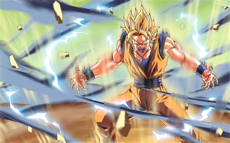 Dragonball Z Wallpaper Power Of Super Saiyan By Yasinargu On Deviantart