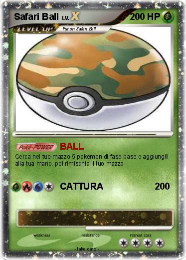 Pokémon Safari Ball Ball My Pokemon Card