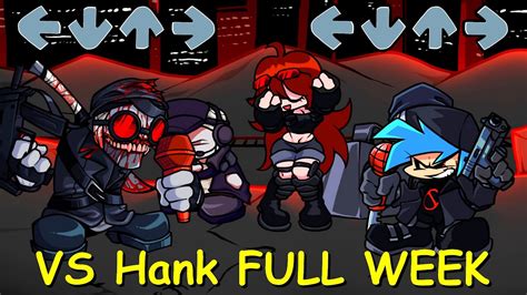 friday night funkin vs hank incident 012f full week demo [fnf mod hard] youtube