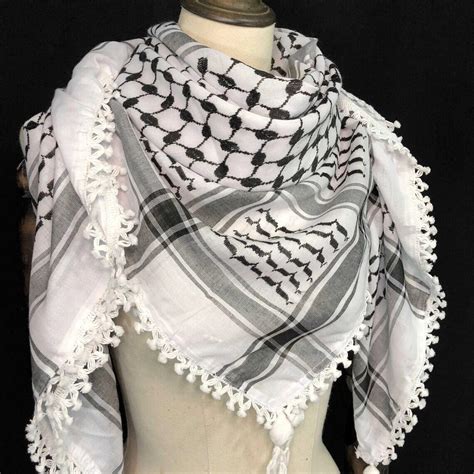 Palestinian Keffiyeh Arab Scarf Original Palestine Scarf كوفية فلسطينية وشاح Ebay