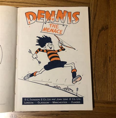 Dennis The Menace Annual By Dennis The Menace Annual 1956 From