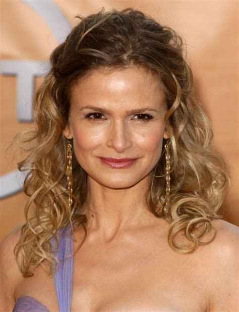 Kyra Sedgwick With Long Romantic Curled Hair