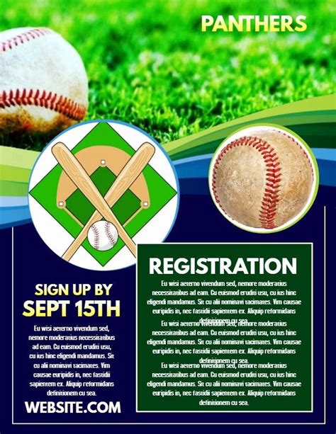 Baseball Registration Form Template Word Printable Word Searches