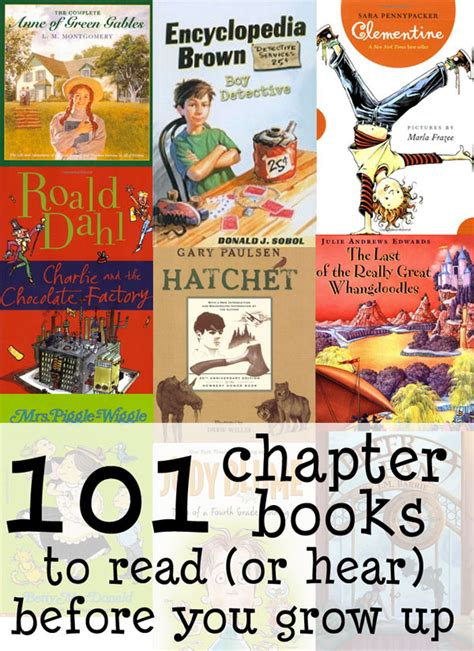 List of 101 Chapter Books for Kids to Read | Free ...