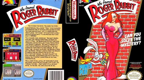 Who Framed Roger Rabbit Video Game 1989 Imdb