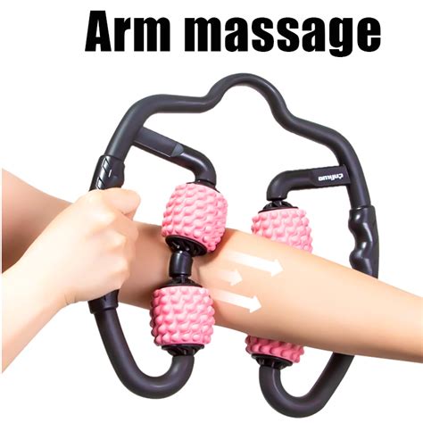 U Shape Trigger Point Massage Roller For Arm Leg Neck Muscle Tissue For Fitness Gym Yoga Pilates