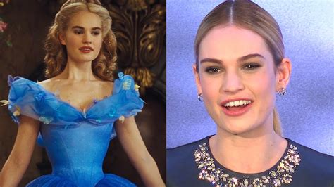 Cinderellas Lily James And Cast React To Waist Size Concerns Youtube