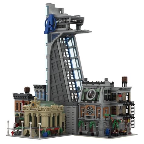 Lego Modular Avengers Tower Hellobricks
