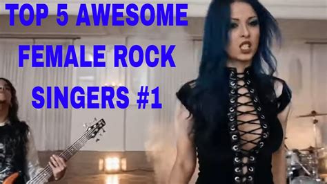 Top 5 Awesome Female Rock Singers 1 Youtube