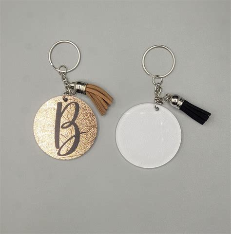 Metallic Custom Keychain Keychains For Women Key Rings Etsy