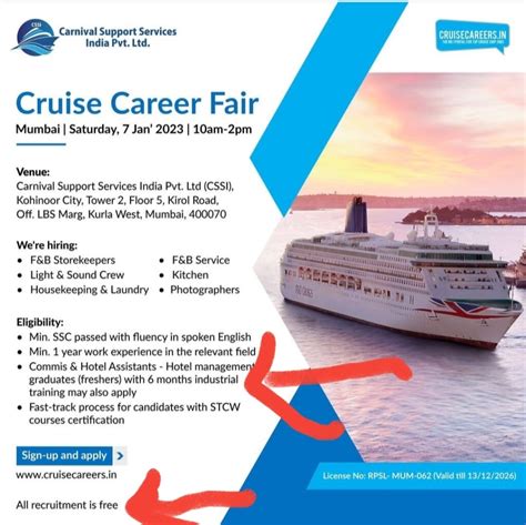 Cruise Ship Jobs For Freshers In Mumbaicruise Jobs Nbcruiser