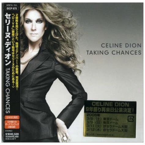 Celine Dion Taking Chances Japanese Cd Album Cdlp 414672