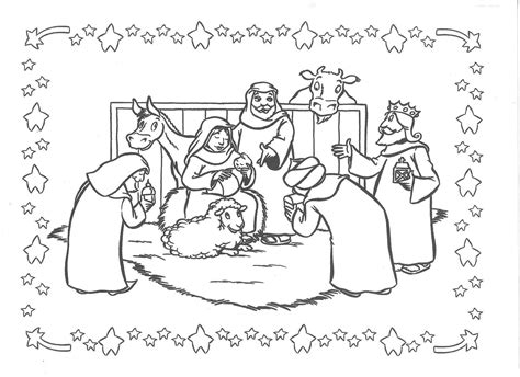 De heilige familie ontvangt het bezoek van de weinig herders en een lam kleuring en printen pagina. kerst tekeningen - Google zoeken | Kerst kleurplaten ...
