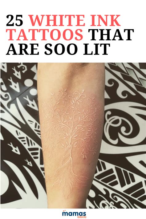 25 White Ink Tattoos That Prove This Trend Isnt Fading Although These