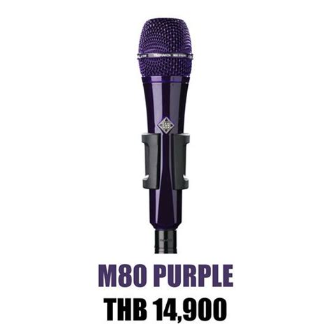 Telefunken M80 Purple ไมค์ร้องยอดฮิตสีม่วง Shopee Thailand