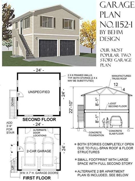 24x24 Garage Apartment Floor Plans Flooring Images