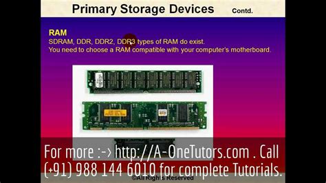 Primary Storage Devices Part 2 Youtube
