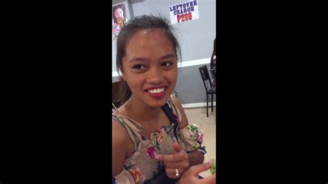 Cutie Filipina Jhaja Lettuce Eating Challenge Youtube