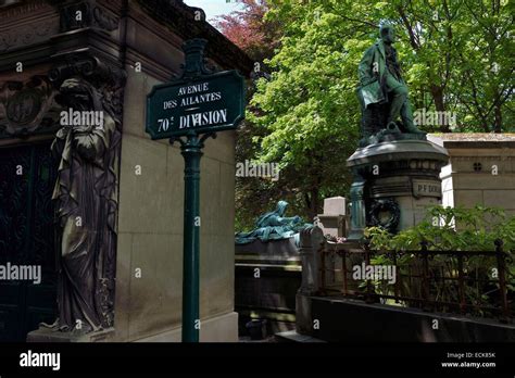 France Paris The Pere Lachaise Cemetery Stock Photo Alamy