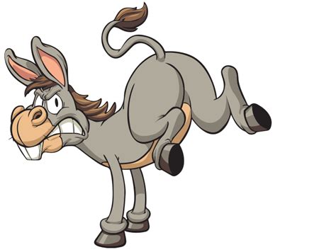 Donkey Kick Clip Art Donkey Png Download 762573 Free Transparent