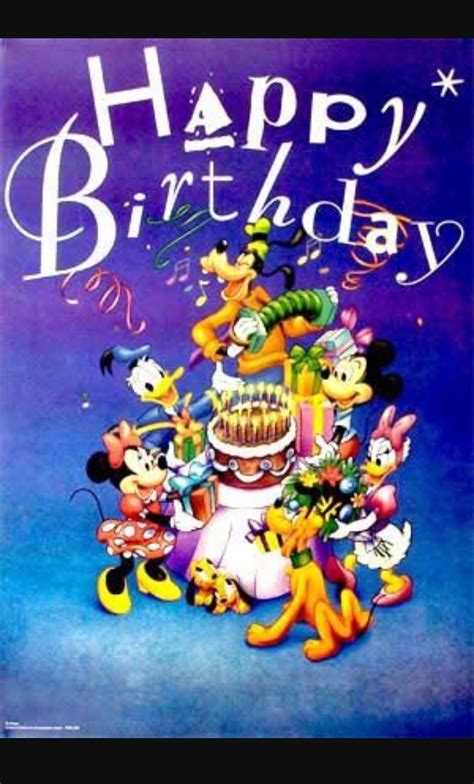Pin By Crystal Alexander On Happy Birthday Happy Birthday Disney
