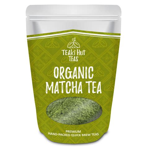 Teaki Hut Organic Matcha Green Tea Powder 4 Ounce 100 Servings