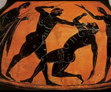 Ancient Olympic Games Wrestling