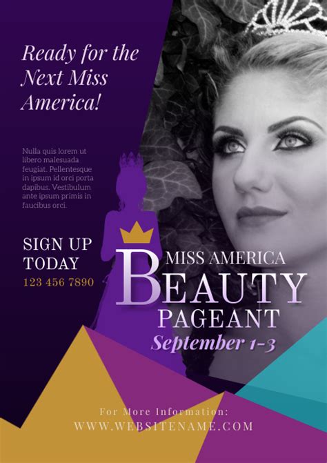 Copy Of Beauty Pageant Flyer Postermywall