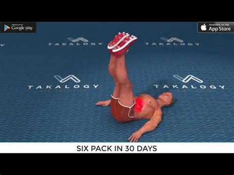 Dou you want a flat tummy? Six Pack Abs In 30 Days Exercises - ExerciseWalls
