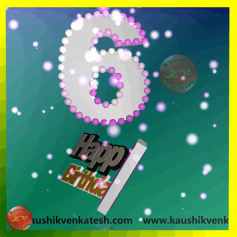 6 Birthday Wishes Kaushik Venkatesh