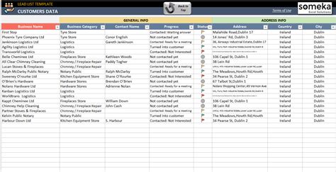 Customer Follow Up Sheet Excel Template Lead List Tracker Ph